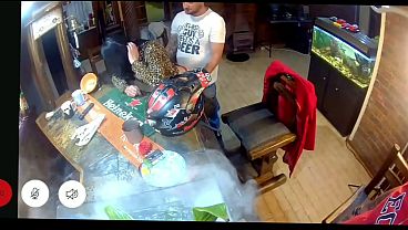 Image Caught my wife fucking a bike rider on the RING camera