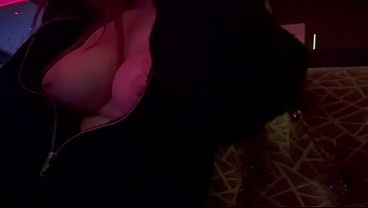 Image Italian Stepmom Artemisia Love showing her juicy tits at the club