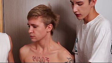 Image No62 Two Guys With Big Dicks Fuck a Twink's Tight Asshole