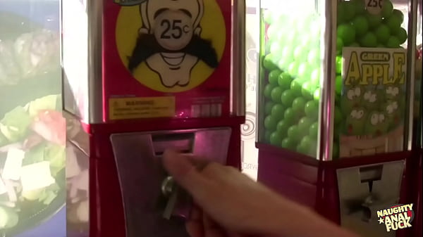 Image Horny blonde sucks his fat cock in the bathroom and gets her ass fucked hardcore.