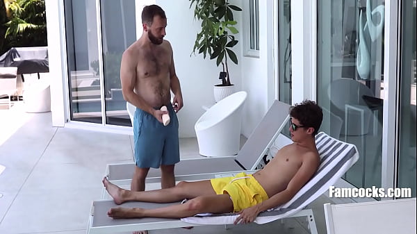 Image Stepdad Fucks Stepson After Applying Sunscreen