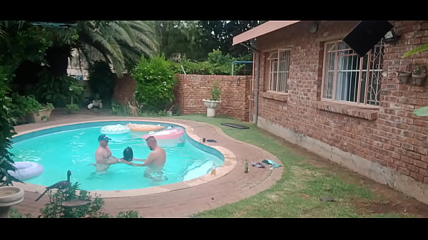 Image Dare me to play with them in the swimming pool eating some dick