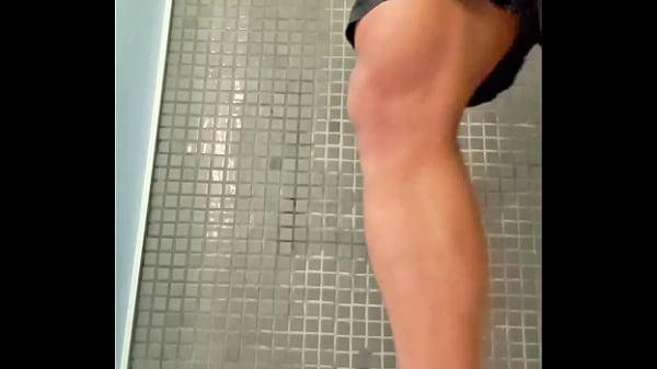 Image Risky Public Bathroom Masturbation - Big Hard Cock Jerk Off Until Huge Cum Almost Caught