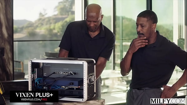 Image MILFY Sexy Blonde Housewife Melissa Stratton Gets Double Teamed By Two Massive BBCs