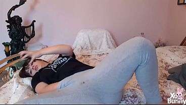 Image Watching porn on my phone and playing with my pussy