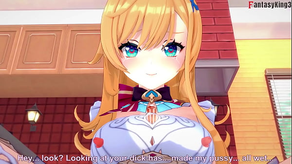 Image Escoffier cowgirl sex on the kitchen | Genshin Impact | Full & Pov version on Sheer & PTRN: Fantasyking3