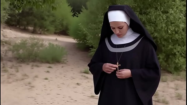 Image Sex with a nun under the supervision of the abbess. The nun's secret 3/4.