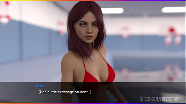 Image Lust Theory: Alex & Nadia Flirty Swimming Pool Tease (SFW)