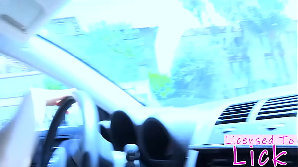 Image LICENSED TO LICK - Celeste Star Seduces Busty Babe Running