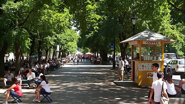 Image Fucking Beautiful Stranger in the Park: Public Sex - AI Interactive Video