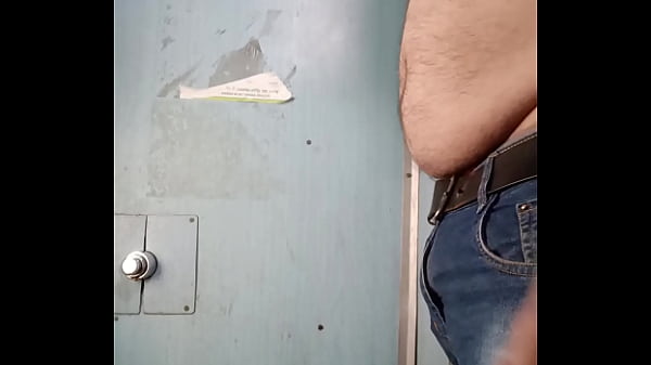 Image Boy can't control to cum after seeing cleavage of girl in train