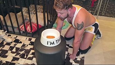 Image Dominador Pisa e Esmaga Comida para Submissos Devorarem do Ch&atilde_o. Comendo como c&atilde_es. Fetiche de Humilha&ccedil_&atilde_o Extrema!