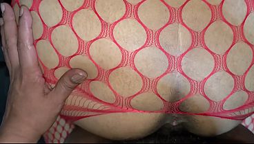 Image Despu&eacute_s de una masturbada, Me cojo a mi Esposa empinada en lencer&iacute_a y le hago doble penetraci&oacute_n con un consolador, gime de placer y me vengo dentro de ella, y todo mi semen se queda adentro.