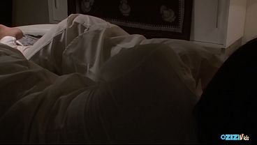 Image They were in their bed and in the middle of the night they started fucking.