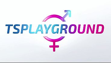 Image Curvy blonde shemale teasing by the mirror and fuck