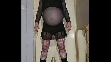 Image as a crossdresser this is how i would love to treat another mans cock a real one that is with the 2 voting down wankers