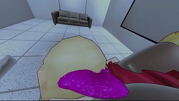 Image Two Dominant bitchs ride my cock! (Roblox condo)