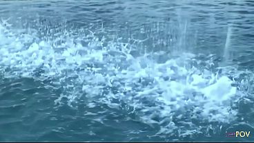 Image The brunette chick with a tramp stamp gets her cunt eaten out by a friend Outdoor