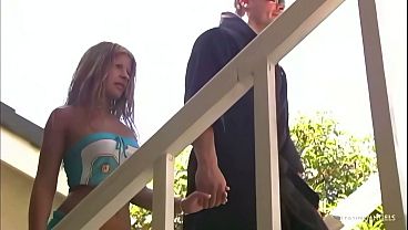 Image Blonde milf submits to the muscular man making her addicted to his massive cock