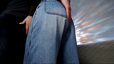 Image Risky masturbate and big cum at a party at our friends' house