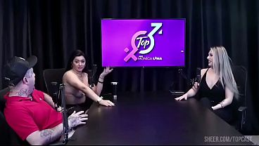 Image Neg&atilde_o Pauzudo, aparece em entrevista e fode com as 2 casadas ao vivo na frente do corno manso.