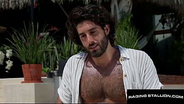 Image RAGING STALLION - Rooftop Raw - Hairy Hunk Smashes Jock Overlooking Paradise