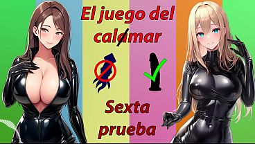 Image JOI - El juego del calamar. Sexta prueba para masturbarse. Elige bien a tu chica y... &iexcl_Suerte!