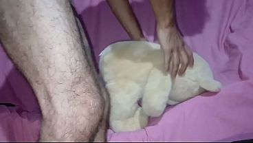 Image Hot Guy Fucking a Teddy Bear Until He Cums Hard...