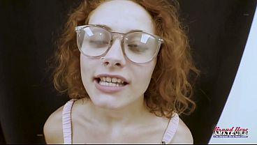 Image Petite Ginger Luna Parish Sloppy Deepthroat Then Naughty Rimjob Play!