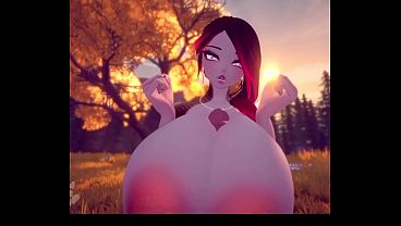 Image 3D HQ POV Big Tits Breast Expansion Titjob wSound added