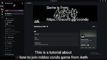 Image The tutorial about how to play our condo game in our discord server
