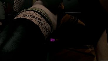 Image Slutty 2b with Man and Dildo Double Penetration