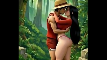 Image Fodendo a Boa Hancock na floresta hentai one piece