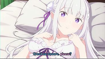 Image Emilia Wants to Breed at Christmas! Teach Her How to Do It! (Re:Zero) [Breeding, Cock Worship, Impregnation, Creampie, Paizuri, Blowjob, Vanilla, Wholesome] (Public Version)
