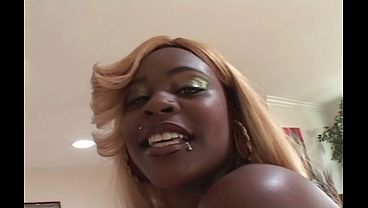 Image Newbie black porn star gets fucked by BBC