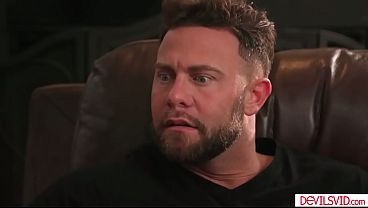 Image Big tits girlfriend seducing then fucking her bfs roommate