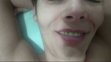 Image Madrasta tirando a virgindade do enteado novinho,o garoto gozou tanta porra que deixou a coroa toda melada