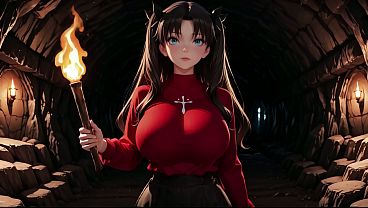 Image Rin Tohsaka - Pleasure Castle. Anime Hentai, Ai Generated, 3D Hentai
