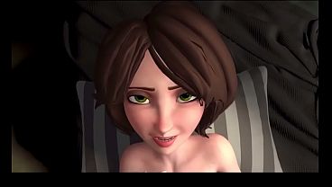 Image 3D HQ Breast Expansion Riding Aunt Cass Big tits firm tits POV Sex wSound added