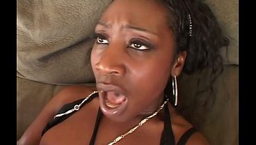 Image Dark skin big booty ebony loves getting pounded