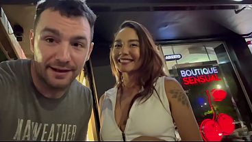 Image Cute Amateur Latina Beauty Earns Raw Bareback White Creampie After Full Nelson and Sex Shop Adventure