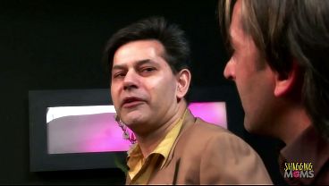 Image Four strippers fuck with two guys in a strip club and they seem to enjoy it a lot