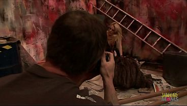 Image Watching this amazing blonde milf taking a rod in her pierced pussy is a sight to be seen