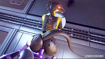 Image Lizard Pounded by Futa Sex Robot