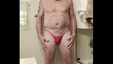 Image Sissy Perry gay sub drinking pee!