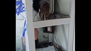 Image Je Suce un Mec dans une Vieille Cabine T&eacute_l&eacute_phonique, Mon Mec Filme et Participe On Me Baise la Chatte &agrave_ Tour de R&ocirc_le
