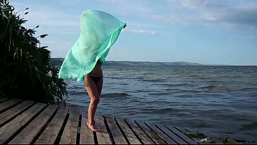 Image On beach on wind