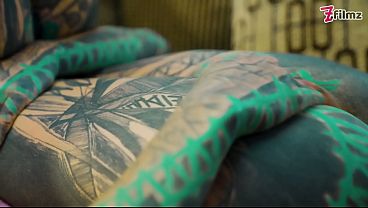 Image Tattooed Dreadhead Rides Big Cock Ass