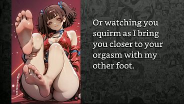 Image [FayGrey] [Mumei makes you worship her feet and turns you into her permanent foot slave] (Joi Gentle Humiliation Footjob FeetWorship PetPlay Degradation)