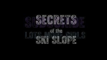 Image Anna gives a fantastic blowjob in public at the ski resort.